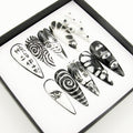 Junji Ito Inspired Press On Nails | Uzumaki Swirl Tomie Gothic Halloween (Reusable